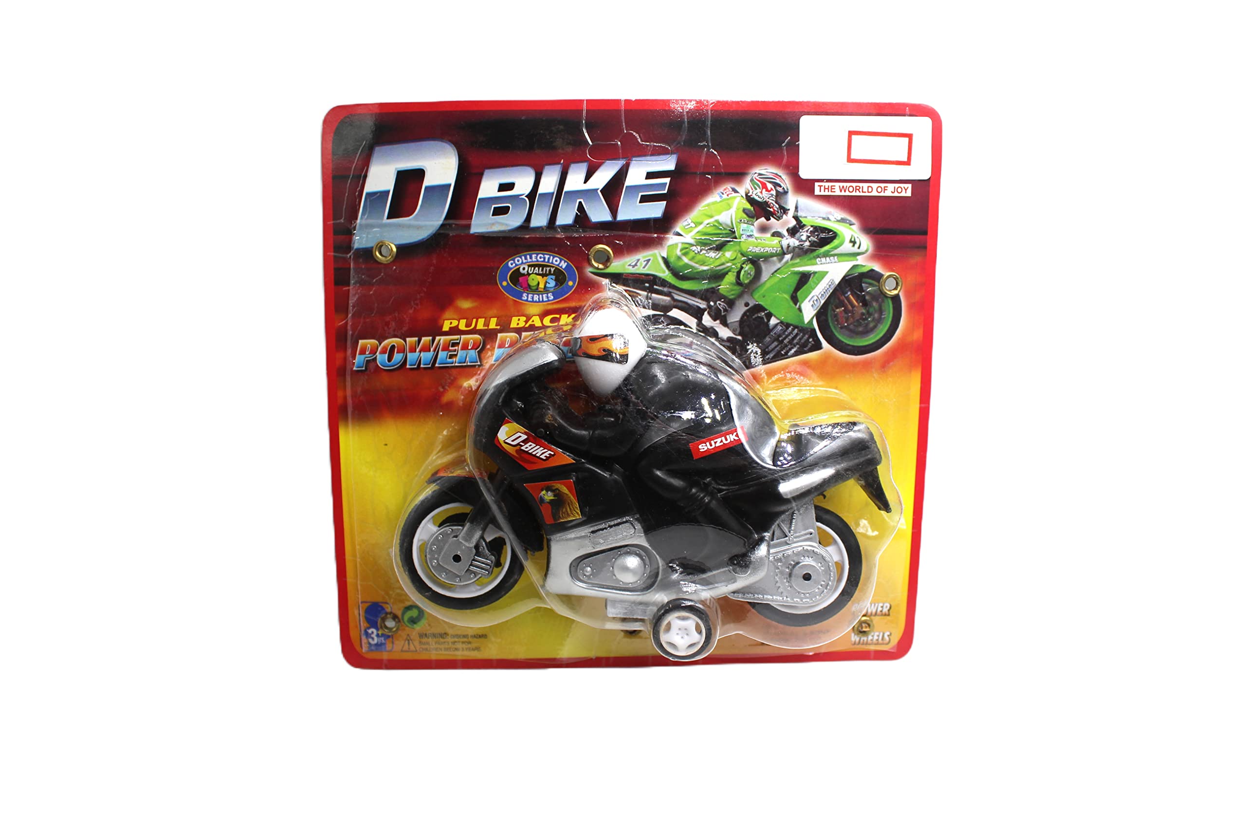 NeoKiddo Toys Neoinsta Medium Size Plastic Pull Back Racing|Speeder Bike | Motorcycle Toy for Kids and Toddlers and Has Two Wheels On Its Sides (Black)