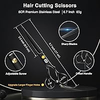 Vista 2 de CIICII - Juego de tijeras profesionales para peluquería