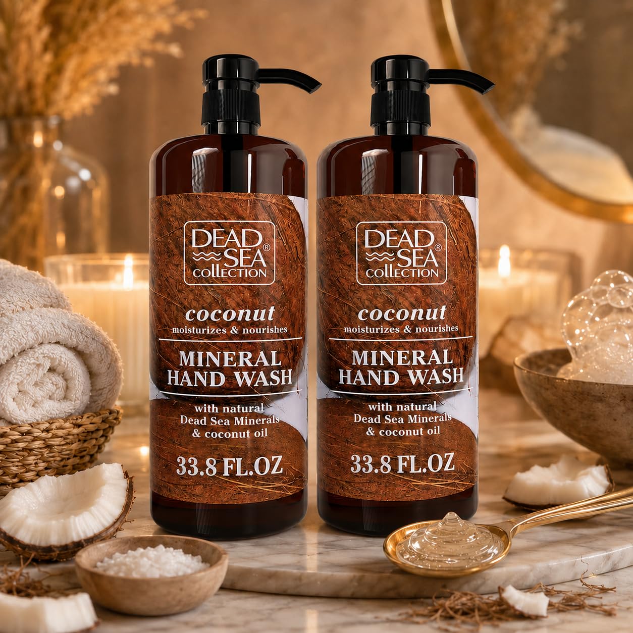 Amazon.com : Dead Sea Collection Hand Soap Pump Coconut - Hand
