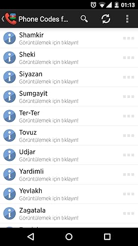 Phone Codes for Azerbaijan (Telefon Kodları AZ)