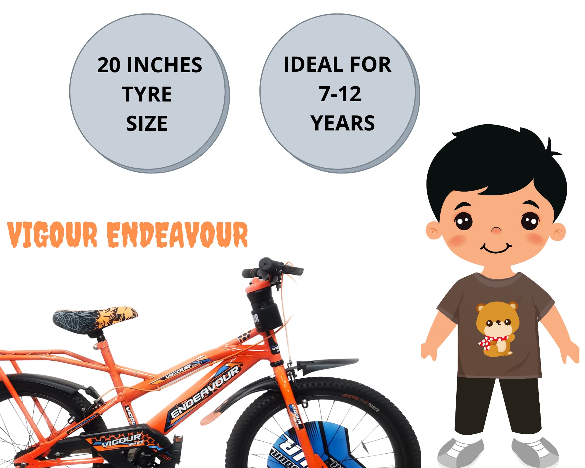 Buy VIGOUR Endeavour 20T Cycle | 100% Assembled | Single Speed
