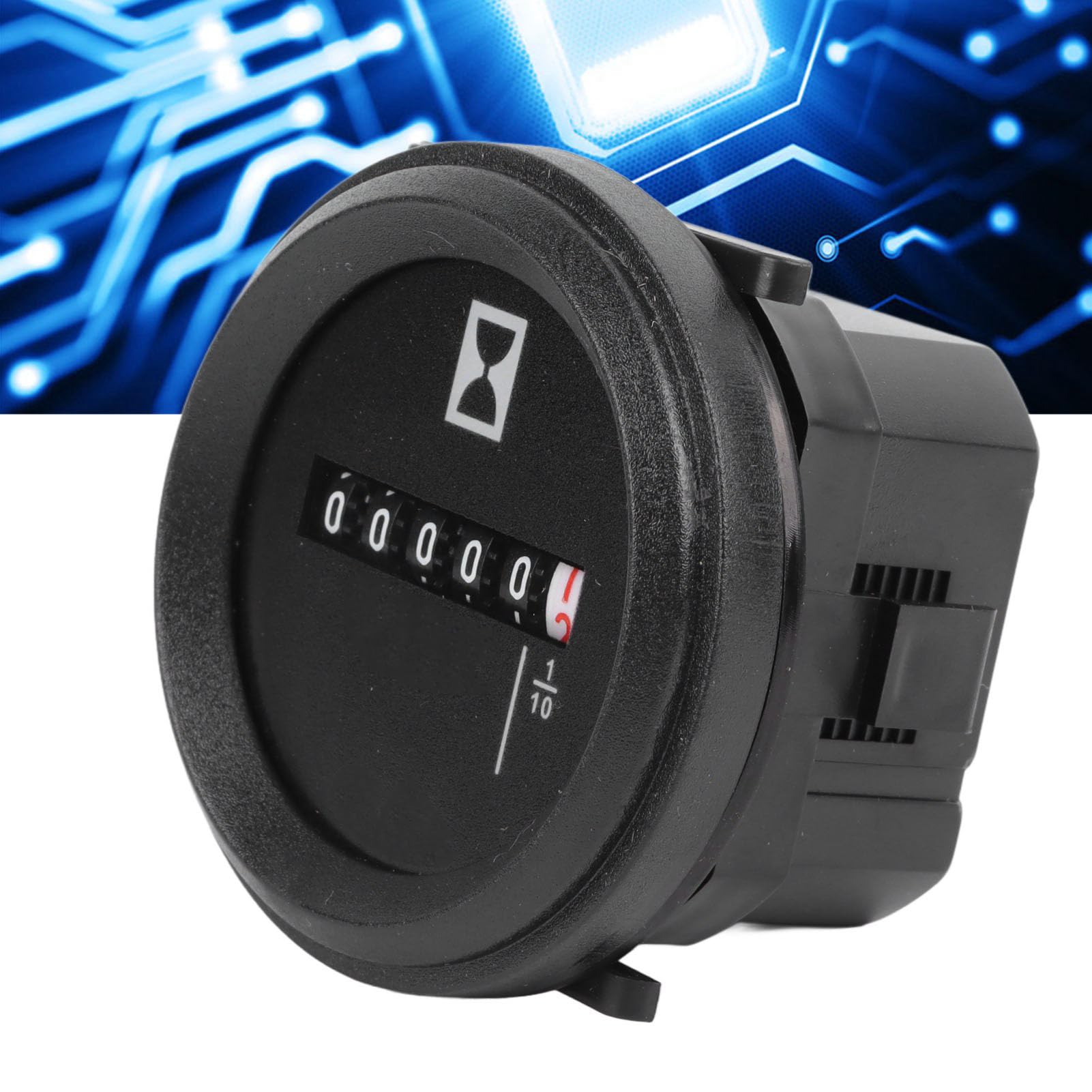 Contaore Al Quarzo da 52 Mm Contaore Rotondo Contaore Meccanico Professionale Timer per Trattore per Camion per Barche Generatore