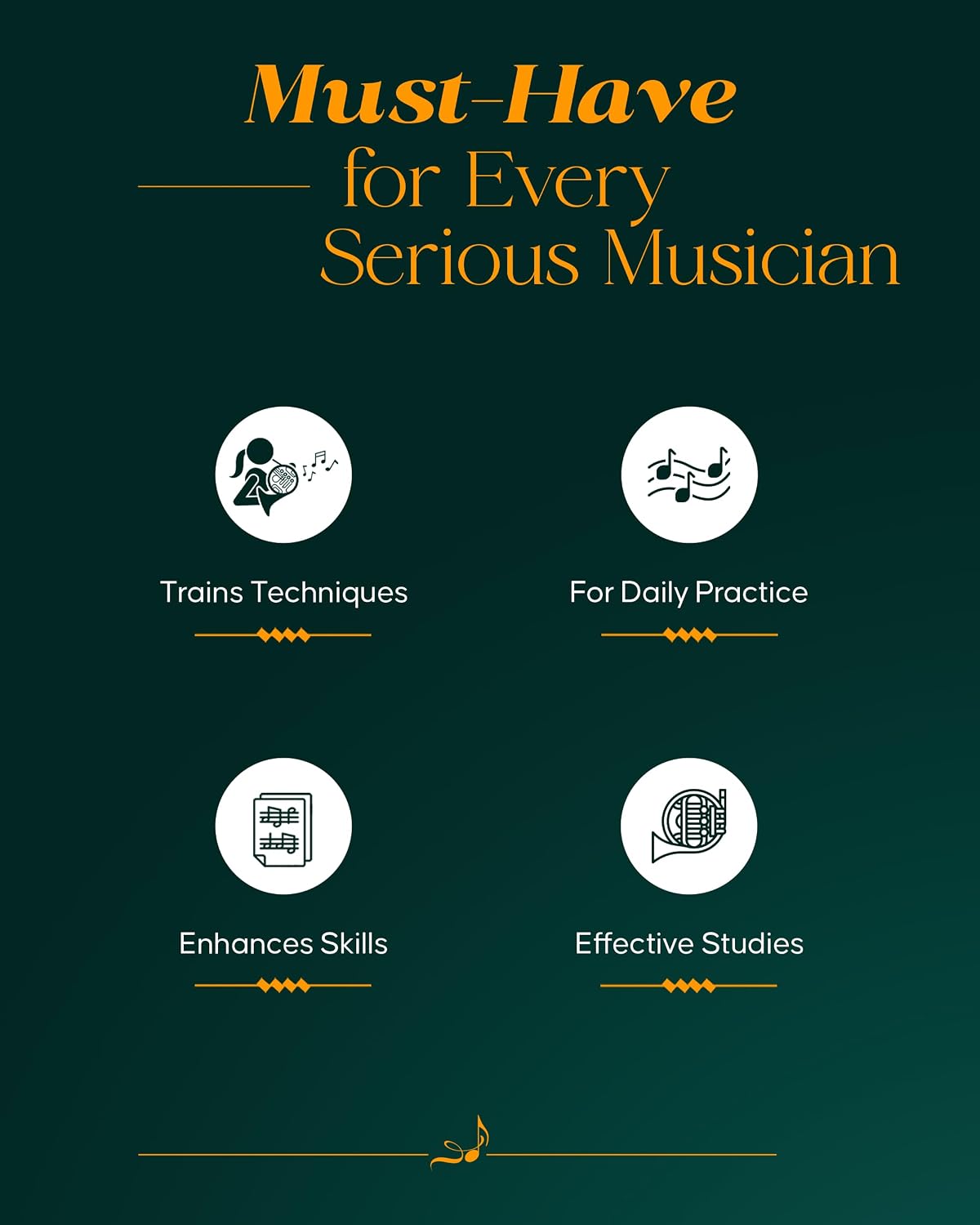 335 Selected Melodious Progressive Technical Studies for French Horn | French Horn Sheet Music Songbook for Developing Players | Brass Practice and Etude Collection | Book 1 for Horn Students