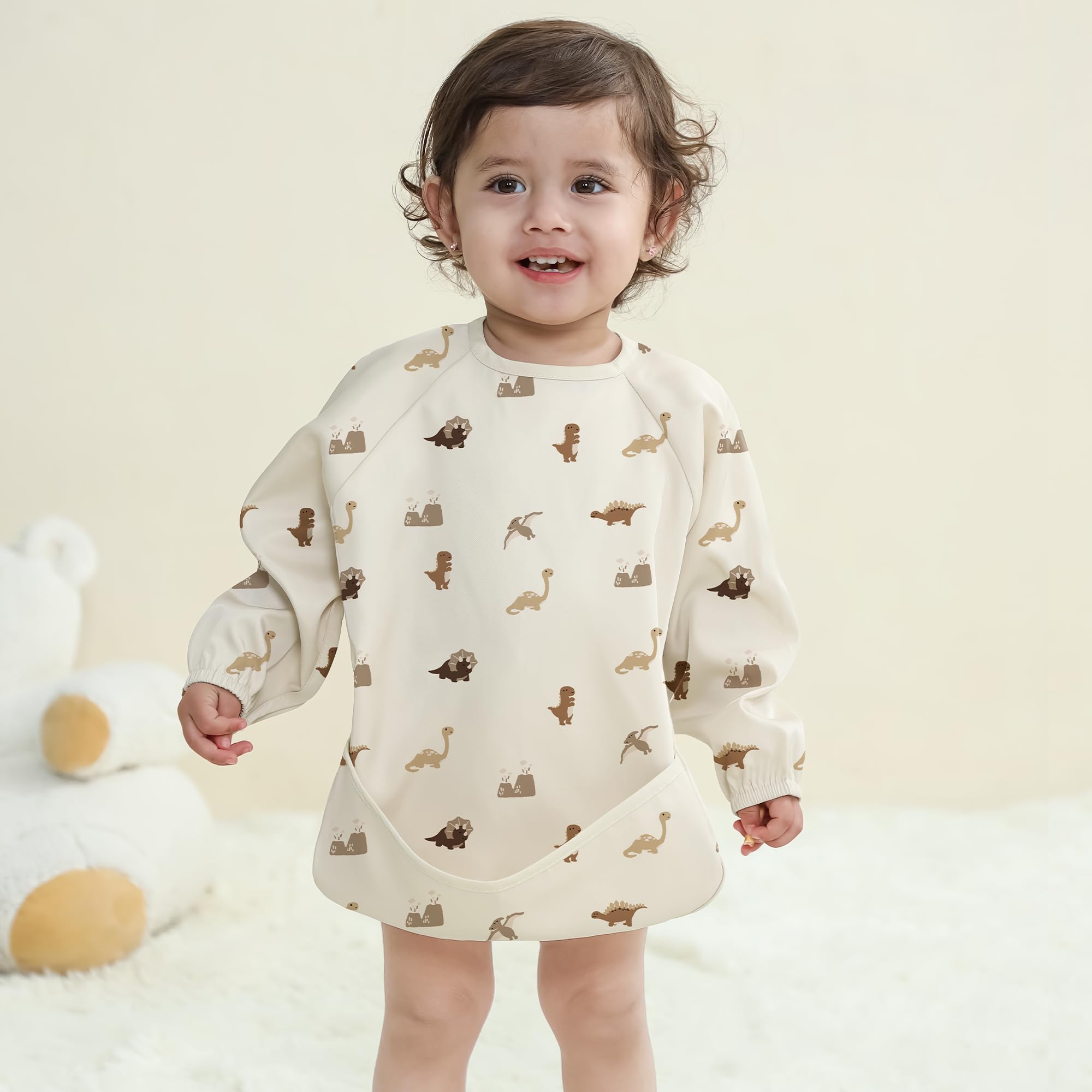 Susurration Baby Bibs with Sleeves - Image 3