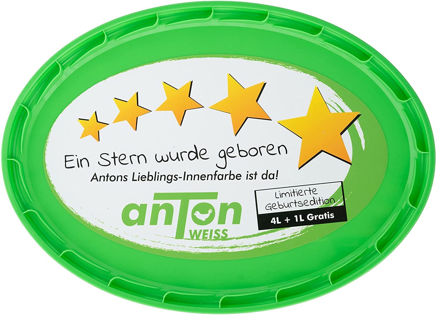 Anton Weiss® Mineral Wandfarbe der Spitzenqualität weiss (10 Liters)