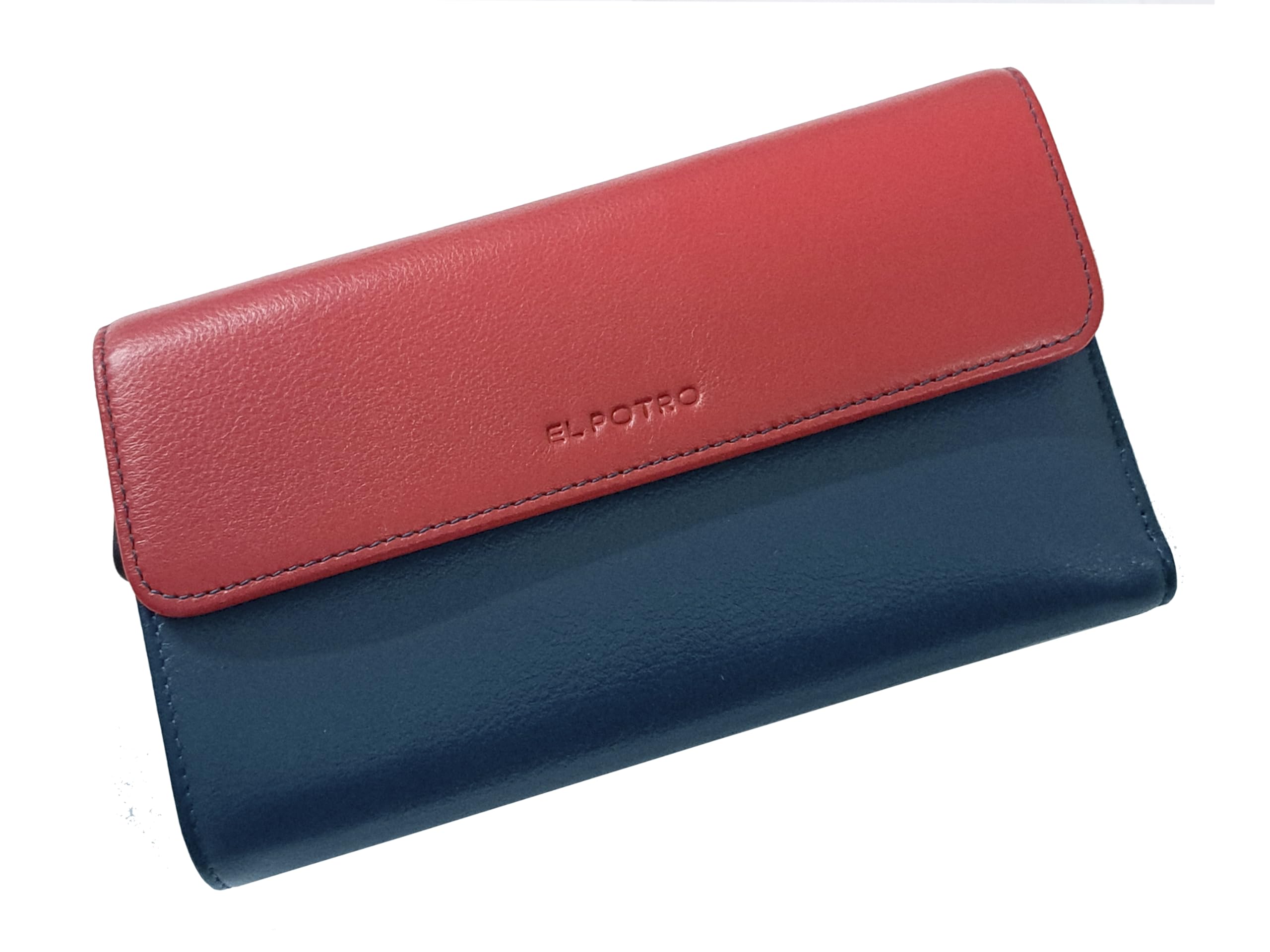 Monederos Mujer Grandes Cartera El Potro Para Mujer Negro, Lona