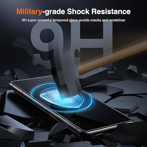 Miniatura 3 de LK Paquete de 2 protectores de pantalla para Google Pixel 8 con 2 protectores de lente de cámara, HD ultrafino, protector de pantalla de vidrio