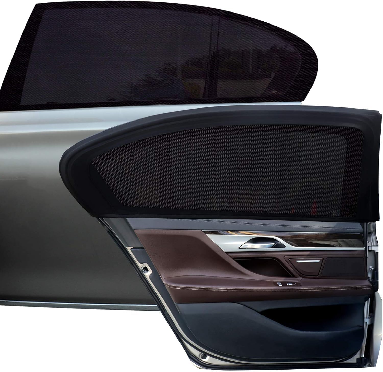 VAPORVERSE 2 Pcs Car Window Shades for Cupra Formentor (Facelift 2024) 2024, Car Side Window Sun Shade Stretchable and Breathable Blocking Mosquito Net Sun Shade