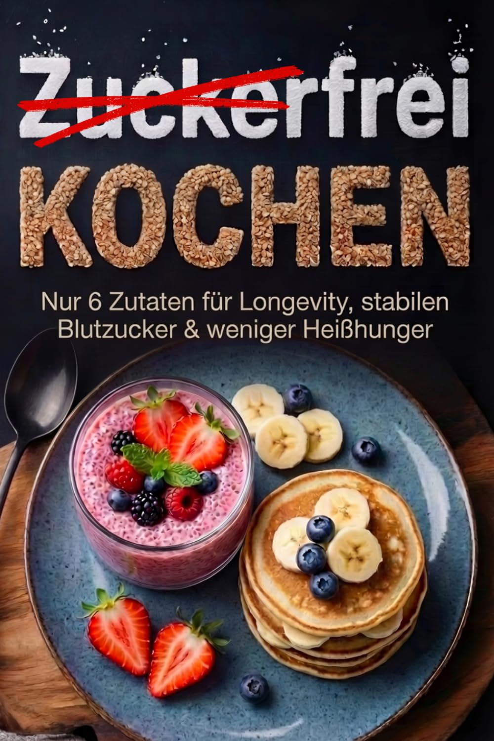 Zuckerfrei Kochen: Nur 6 Zutaten für Longevity, stabilen Blutzucker & weniger Heißhunger. Ohne exotische Zutaten. Inkl. Nährwertangaben & Einkaufsliste