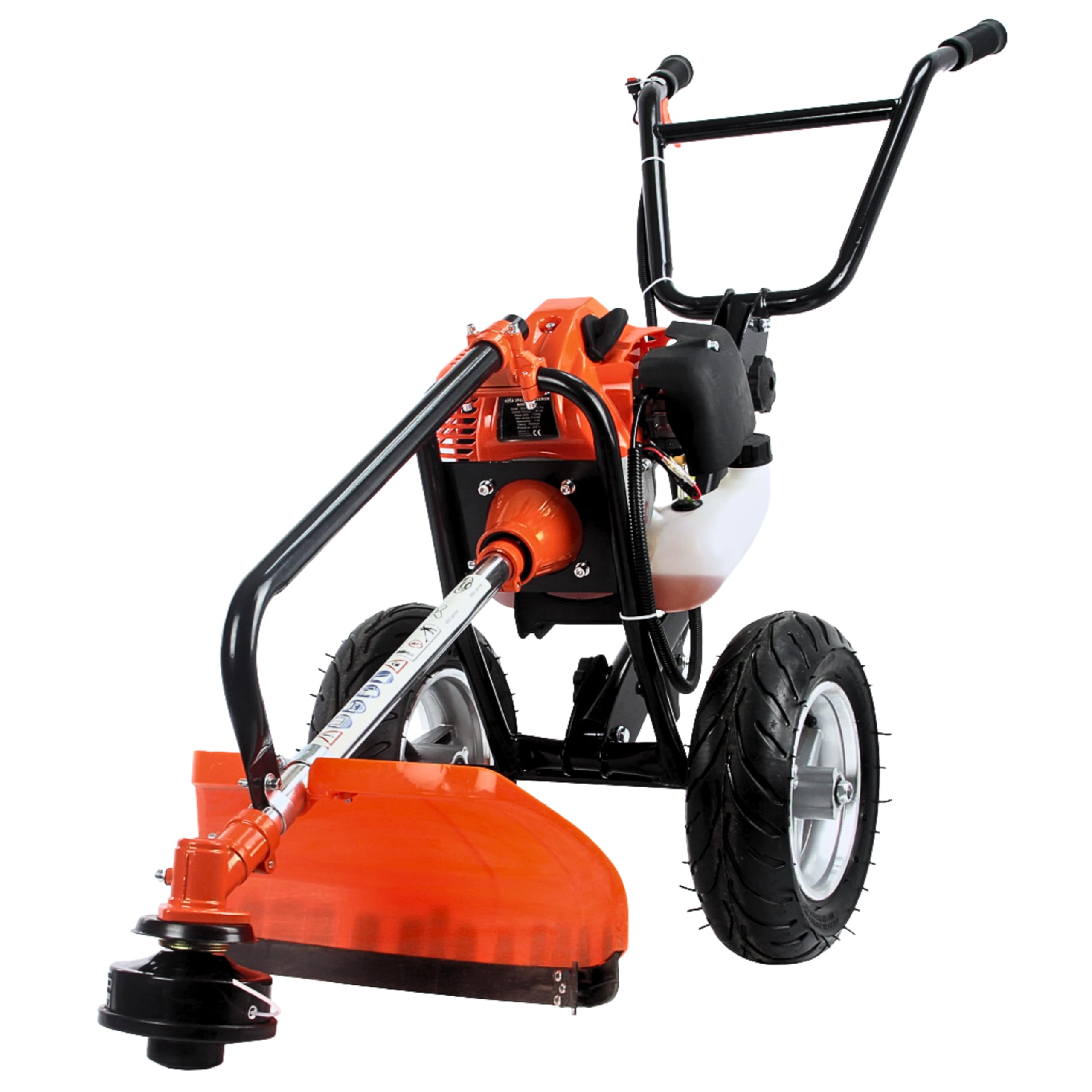Desbrozadora DEMON Radburst Cortacésped | Motor de 2 tiempos | Refrigeración por aire | 1,9 CV | Velocidad máxima de rotación 9.500 rpm | Rango de corte de alambre 42 cm