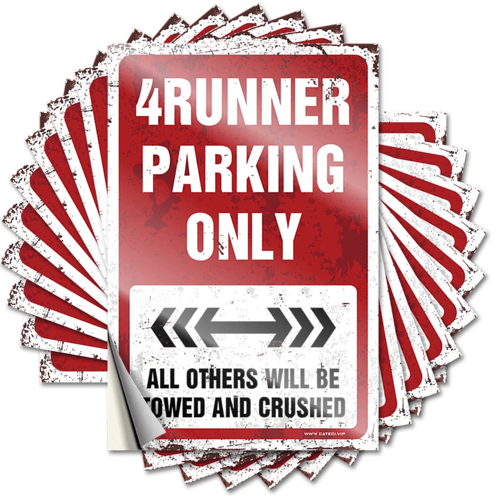 Spring Bottle Bumper | 4runner Parking Only Western for Water Decor(6X9CM)