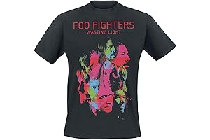 Men's Foo Fighters Wasting Light Slim Fit T-Shirt - Medium Black
