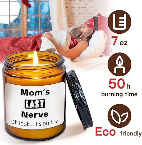 Miniatura 2 de Regalos para mamá, velas de último nervio de mamá, regalos de cumpleaños para mamá, regalos para mamás que lo tienen todo, regalos de velas para