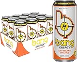 BANG Energy Any Means Orange, Zero Sugar Energy Drink, 16-Ounce (Pack of 12)