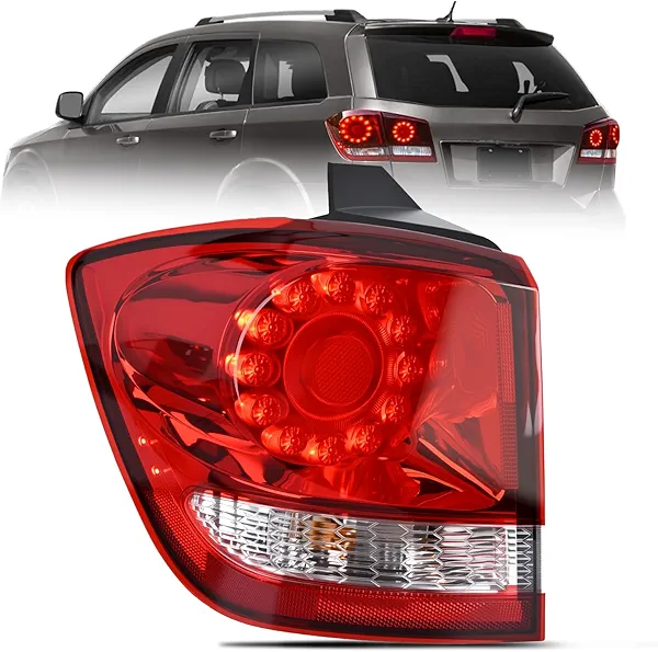 Nilight Taillight Assembly Compatible with 2011 2012 2013 2014 2015 2016 2017 2018 2019 2020 Dodge Journey Outer Tail Light Left Drive Side