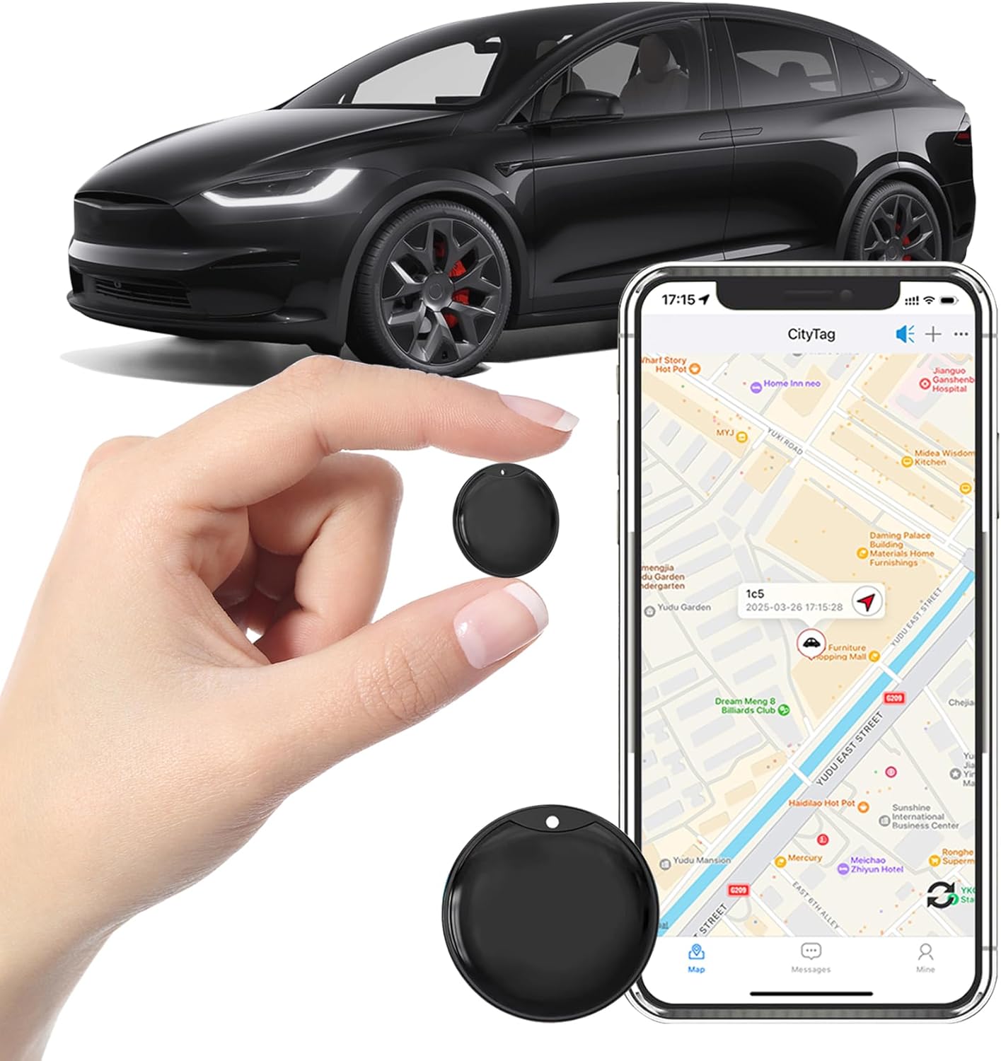 GPS Tracker for Vehicles - Car Tracker Device Hidden for Vehicles