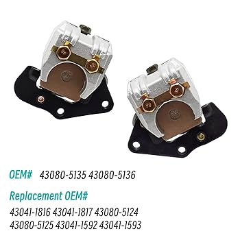 Amazon.com: Front Left Right Brake Calipers & Pads for