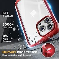 Vista 1201 de Miracase - Funda magnética para iPhone 13 Pro Max de 6.7 pulgadas (compatible con MagSafe), transparente, completo, protector de pantalla de vidrio