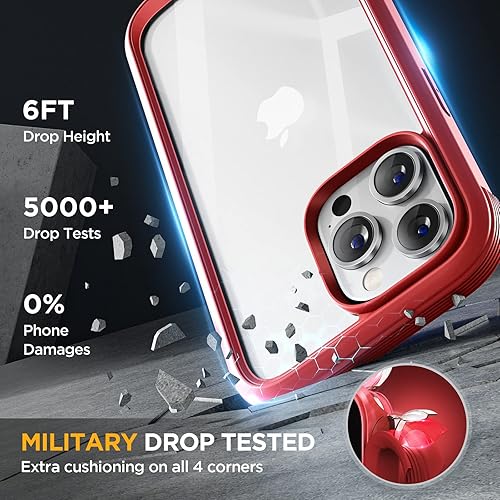 Miniatura 495 de Miracase Glass Series - Funda para iPhone 11 de 6.1 pulgadas, funda resistente de cuerpo completo mejorado con protector de pantalla de vidrio Negro