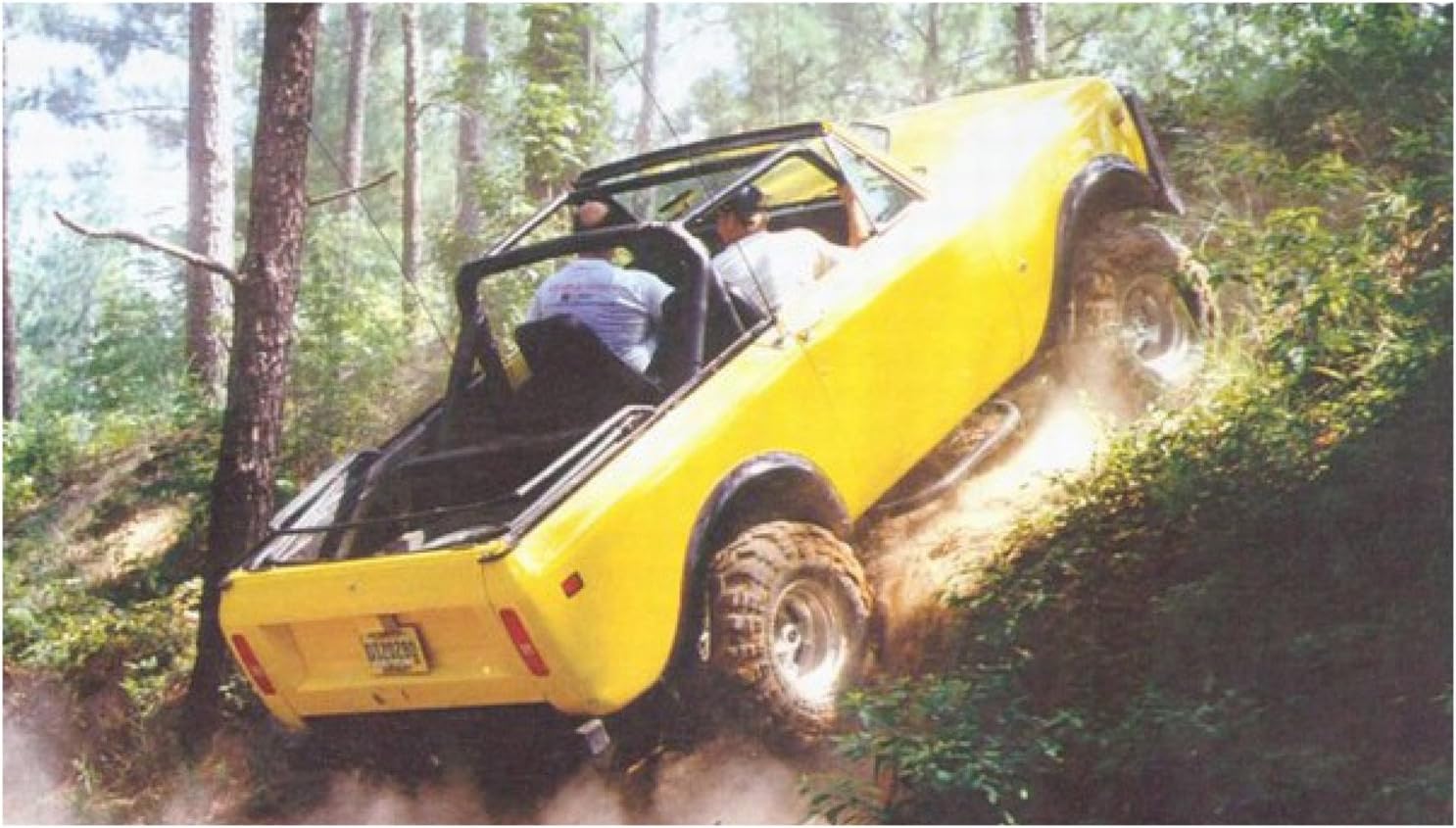 Bushwacker Extend-A-Fender Extended Rear Fender Flares | 2-Piece Set, Black, Smooth Finish | 60002-01 | Fits 1972-1980 International Scout II, 6' Bed