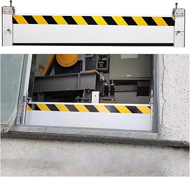 Doorway Flood Barrier, Flood Barrier Vertical Detachable Reusable Flood Barrier, Heavy Duty Flood Protection Stop Log System, Home Garage Door Entrance Metal Flood Gates  Color H20cm , Size 70cm