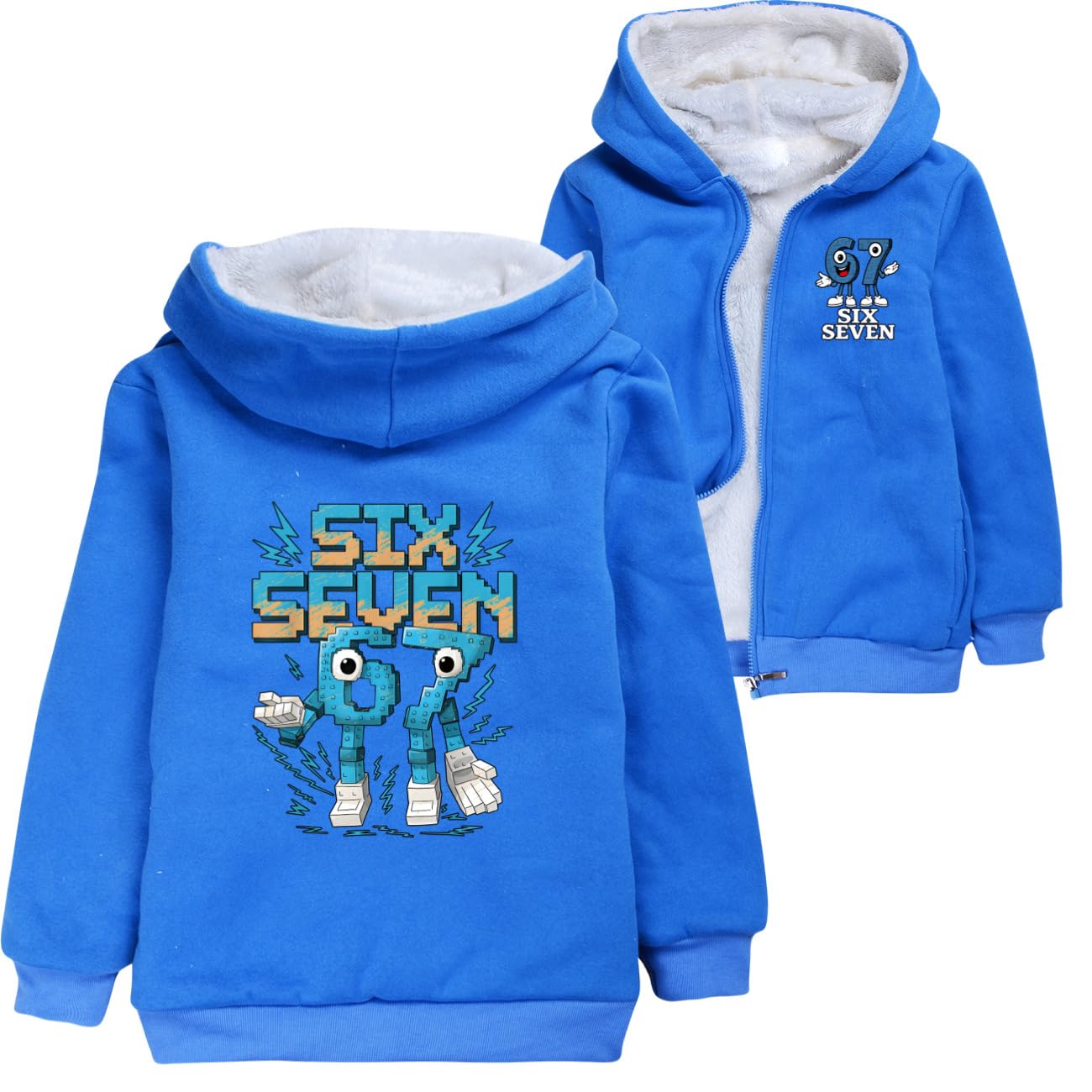 Genérico Sudadera 67 Six Seven Niña Niño, Meme Divertido Italiano Brainrot Sudadera con Capucha, Estilo Hip Hop Streetwear Y2K, Sudadera Gaming para Niños y Adolescentes