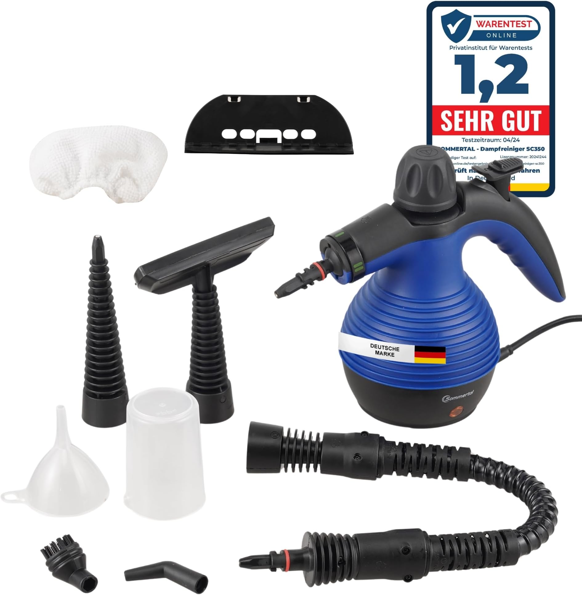 Handheld-Dampfreiniger – 120°C / 3,5 Bar, 20 Sek. Aufheizzeit, Für Haushalt & Auto