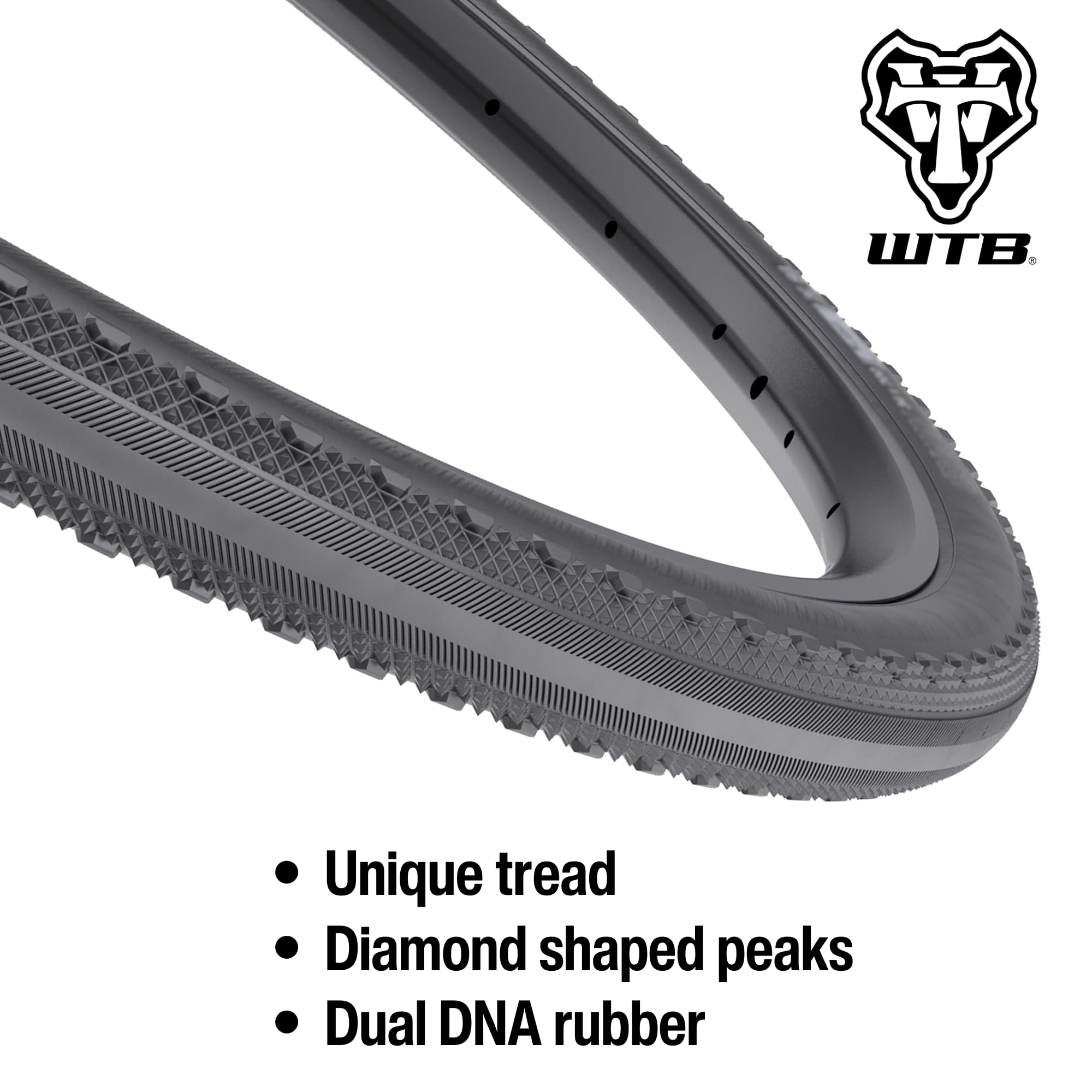 新品!! WTB BYWAY 700×44c 2本セット MTB WTB Byway Road TCS Tire, 700 x 44 - JetBlack Products Ride