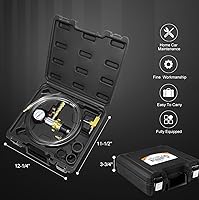 Vista 9 de JIFETOR Kit de herramientas de recambio de refrigerante universal de tipo vacío para sistema de enfriamiento, negro