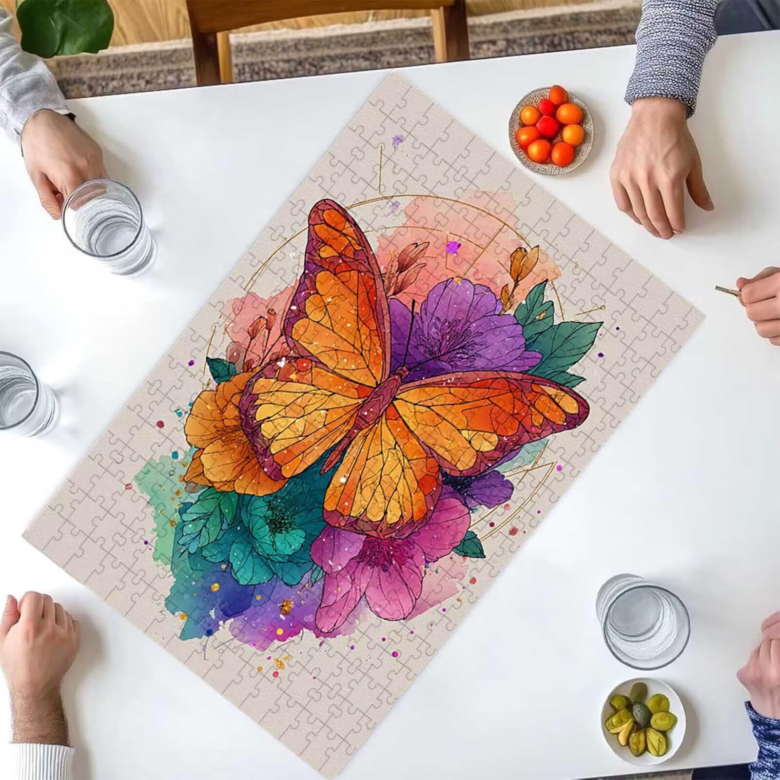 Puzzle dla dorosłych 1500 sztuk | Zabawa rodzinna i zajęcia grupowe dla nastolatków i prezent urodzinowy dla dzieci w wieku 14 lat | Dekoracja domu i pomysł na prezent Relax87x57cm PjY9949 4-4