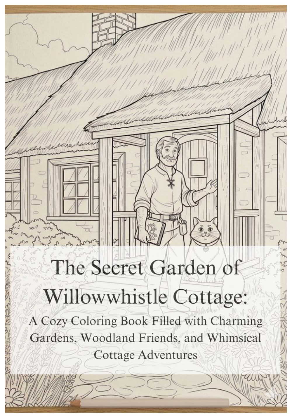 The Secret Garden of Willowwhistle Cottage: A Cozy Coloring Book Filled with Charming Gardens, Woodland Friends, and Whimsical Cottage Adventures