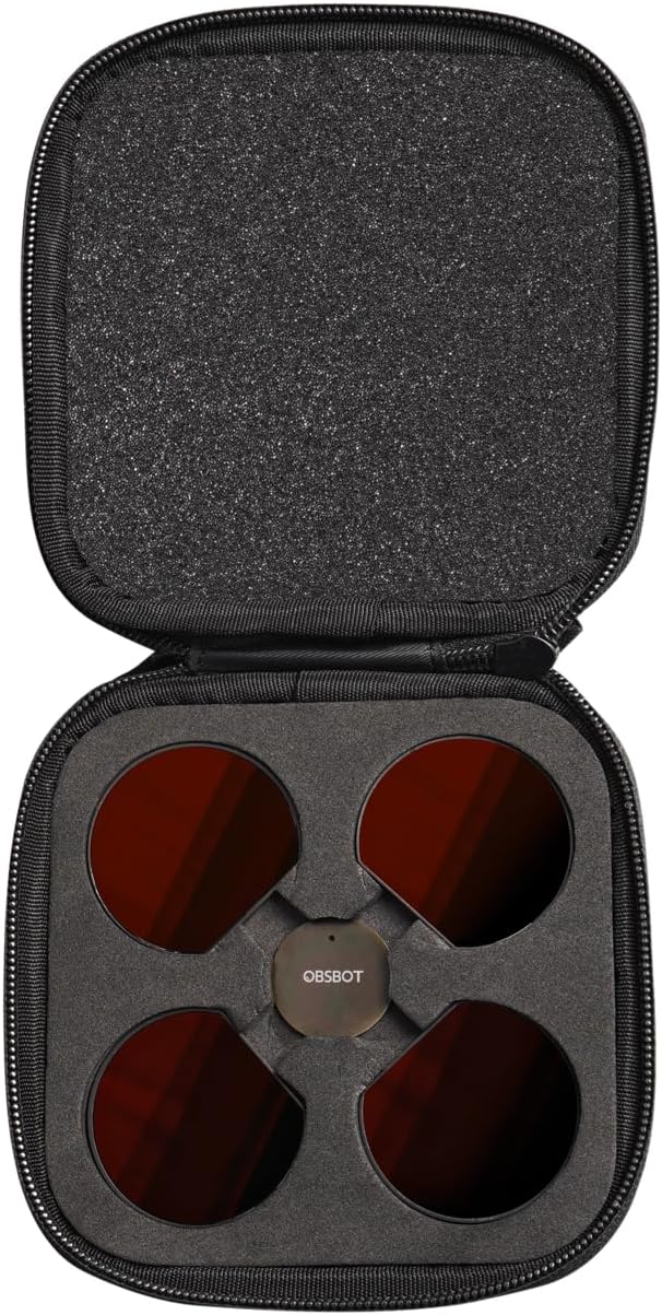 OBSBOT Tail Air ND Filters Set, ND 4/8/16/32, Magnetic Attachment, 43.4 * 2.9 mm, Equipped with Balance Weight, Maintain The Light of Video Image.