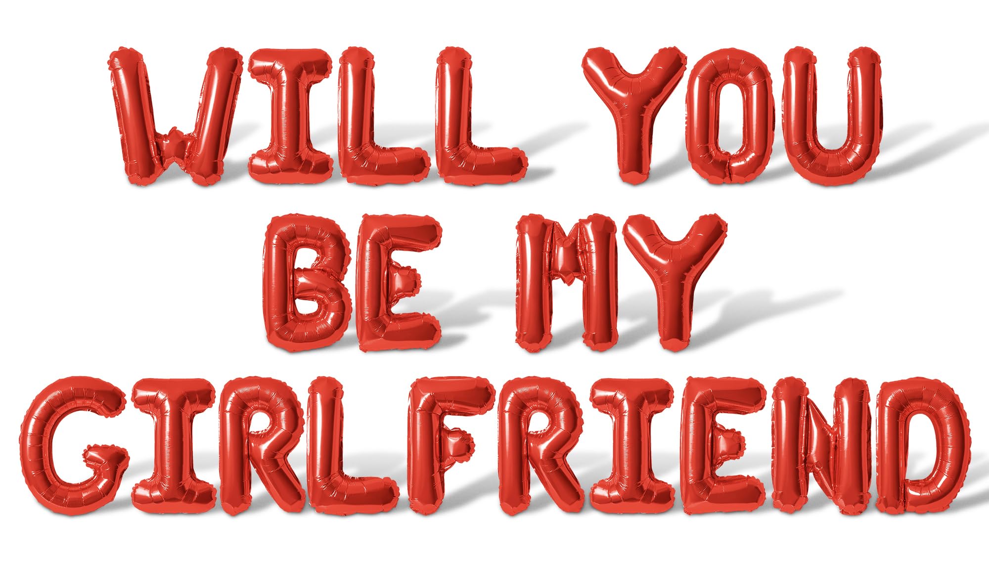 Letter Balloons - WILL YOU BE MY GIRLFRIEND 16