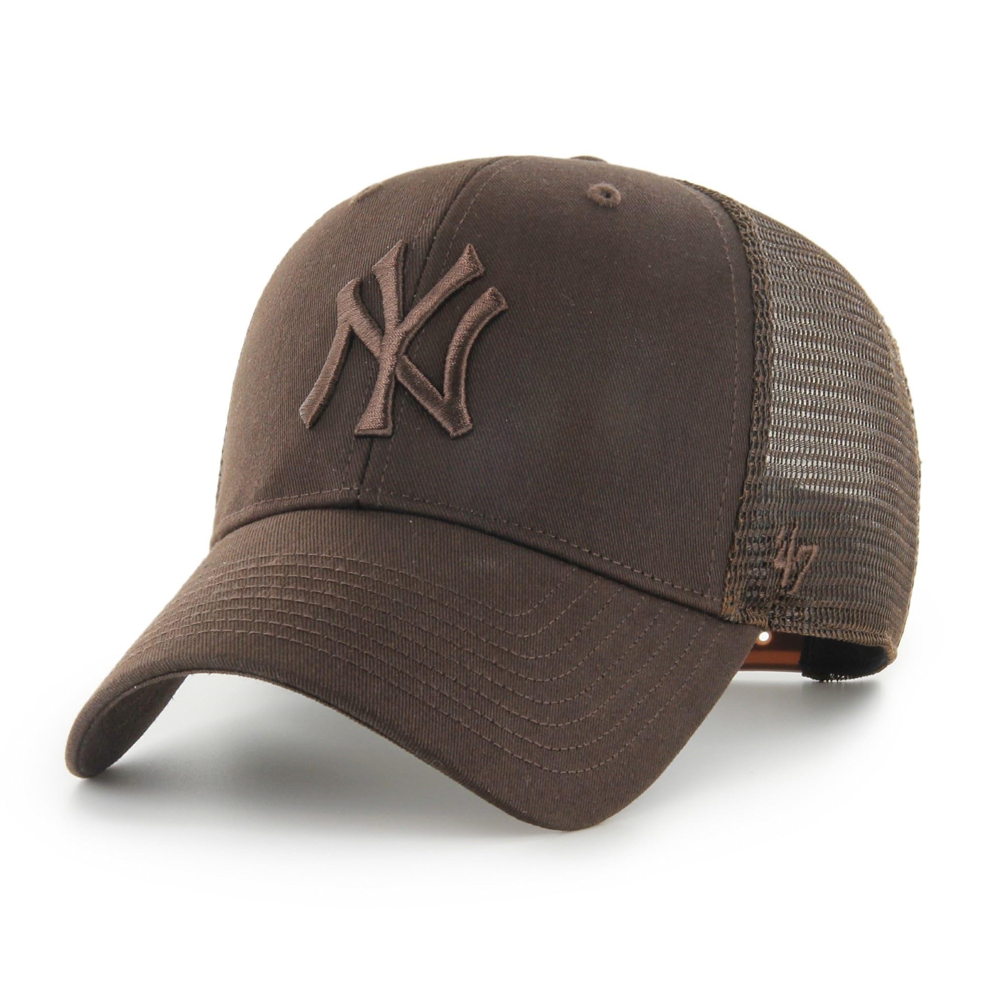 Unisex New York Yankees #36778 47 New York Yankees Mlb Tonal Most Value P. Branson Brown Adjustable Trucker Cap