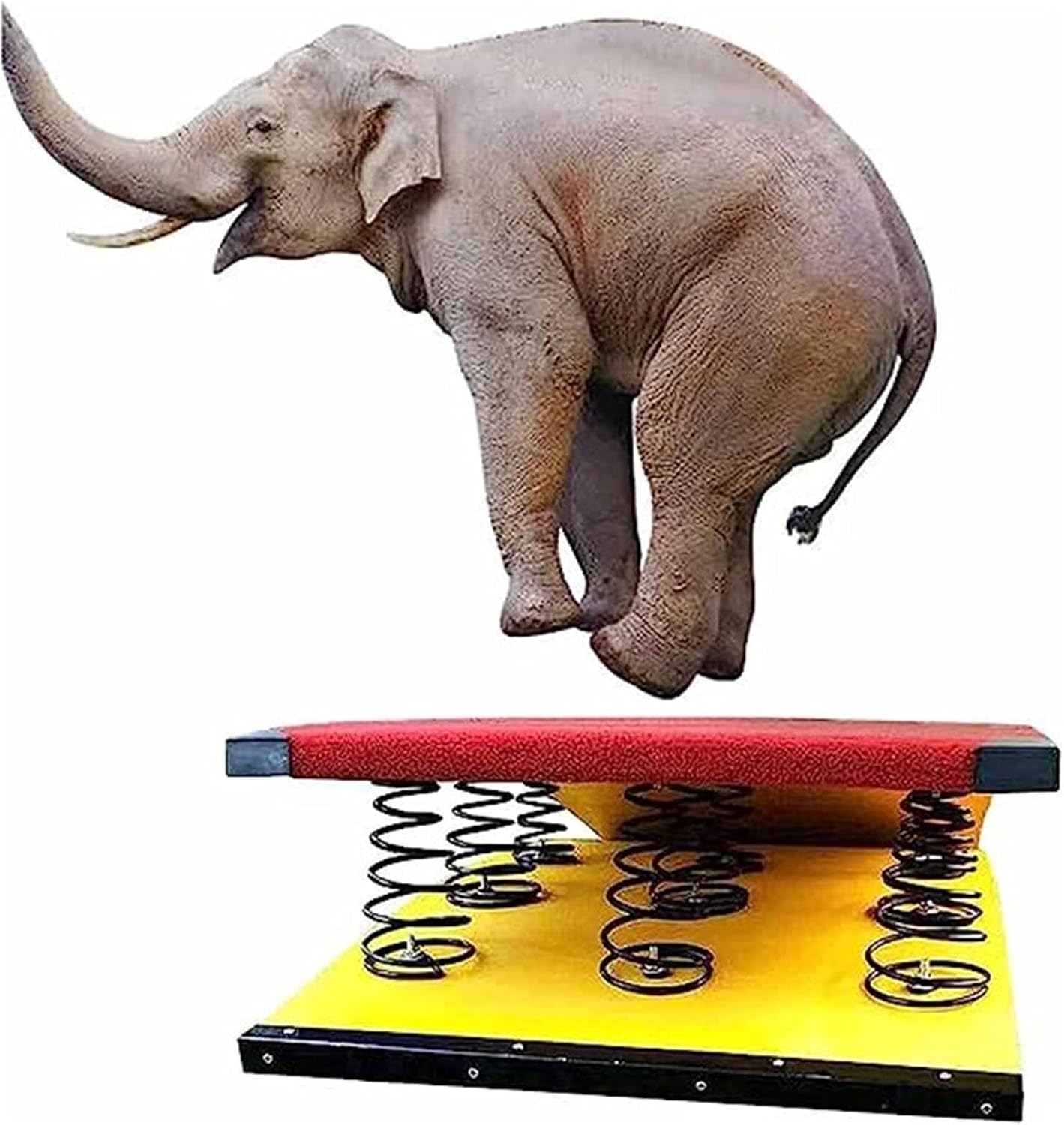 Heavy Duty Kids Gymnastics Equipment Springboard, Indoor Floor Springboard with 2 Steel Springs, for School, Playroom, and Sports Club Use