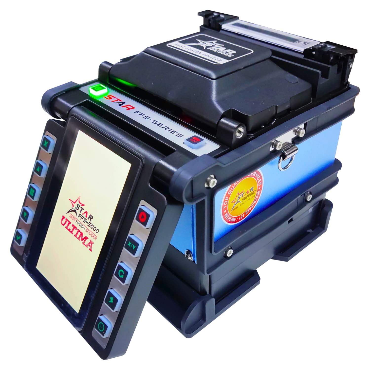 STAR FFS-5000e Ultima Fusion Splicer – Mainline Splicer with Multi-Functional Fiber Holder for Precise Coupler Splicing-image-6