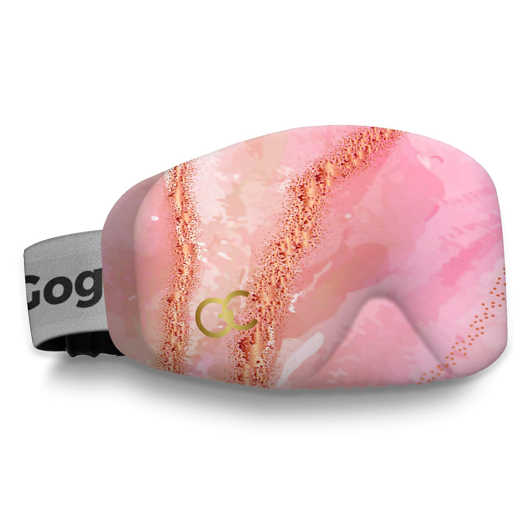 GogglesCover Ski Goggles Protective Cover, Protective Goggle Cover Portable, Ski Goggle Cover Sleeve Anti-Scratch, Ski Goggles Accessories, Ski Equipment, Pink Blush Design