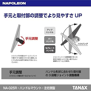 Amazon.co.jp: NAPOLEON（ナポレオン） NA-025R 46ミラー3R右（1