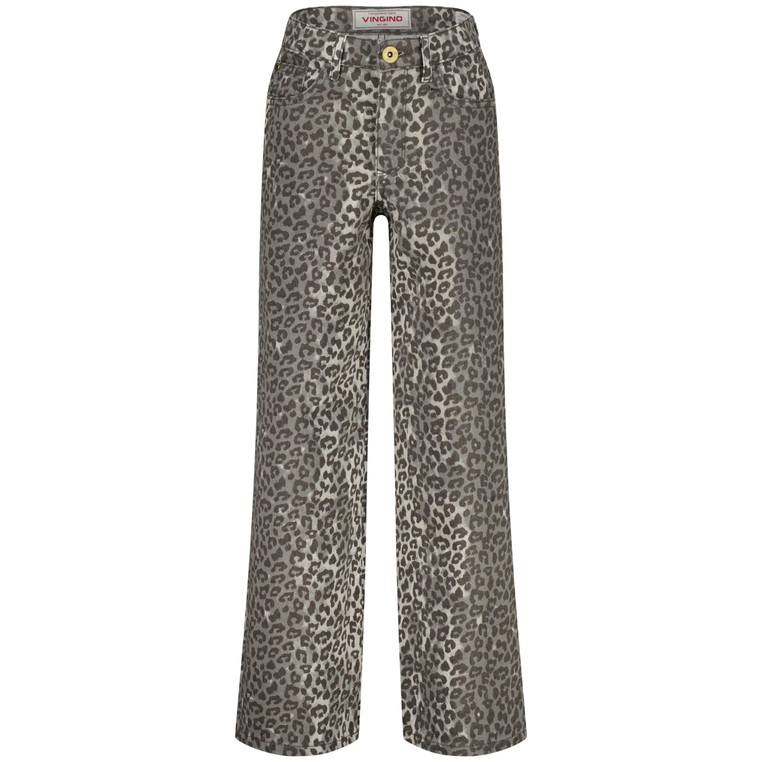 Vingino Mädchen Jeans Cassie Leopard