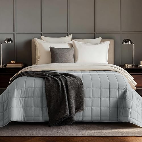 Miniatura 9 de HomeSmart Manta con peso tamaño Queen, 20 libras, color negro, 92 x 88 pulgadas, tela ultrasuave de alta calidad, manta pesada para adultos