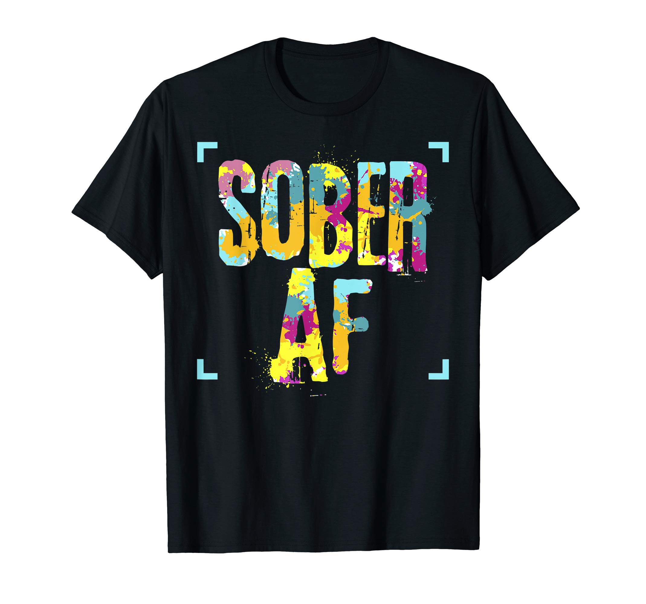 Funny Sober AA giftFunny Sobriety gift 12 Step Program Gift Sober AF T-Shirt