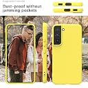 YATWIN Silicone Back Case for Samsung Galaxy S22 Plus, Soft-Touch Phone Back Cover for Samsung Galaxy S22 Plus - Yellow gallery image