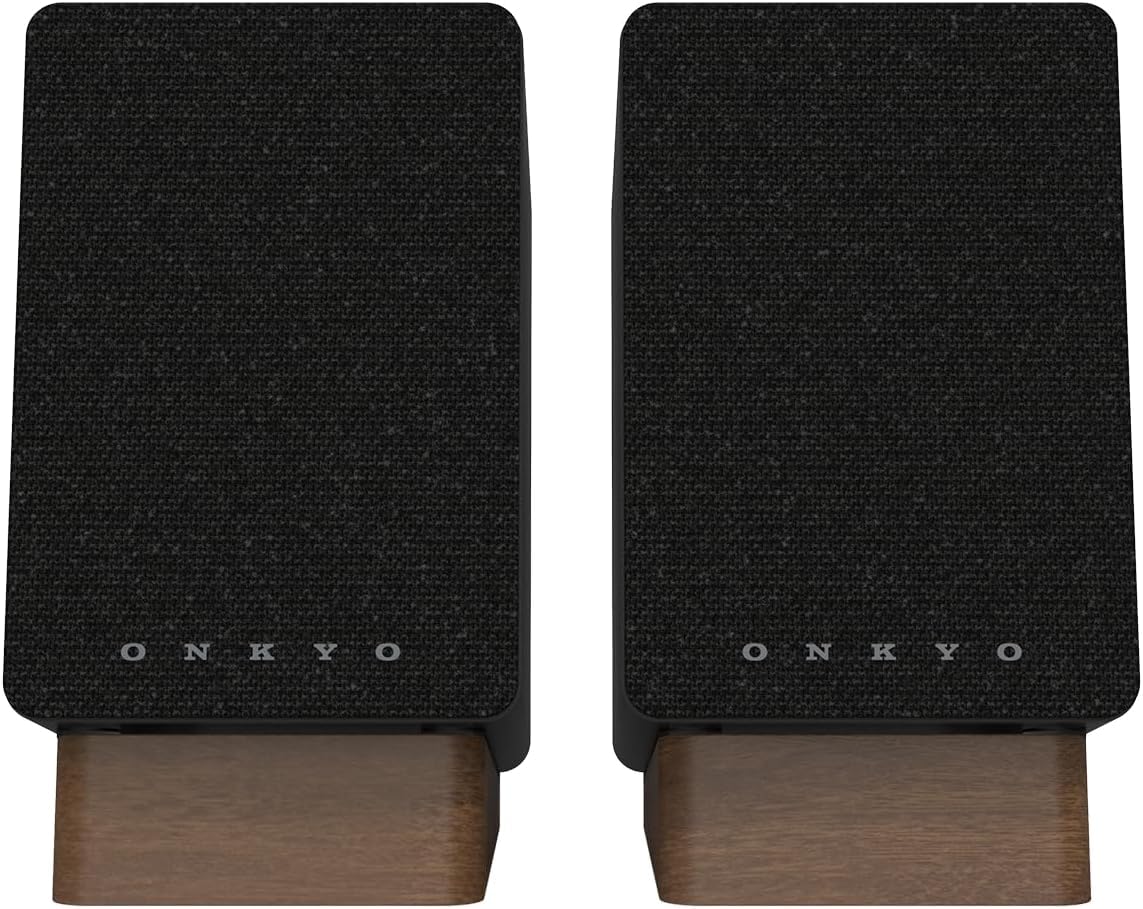 Onkyo Creator Series GX-10DB monitory zasilane, czarny - 7.6 cm głośnik niskotonowy, USB-C, linia/telefon, optyczny, Bluetooth 5.3 LE Audio