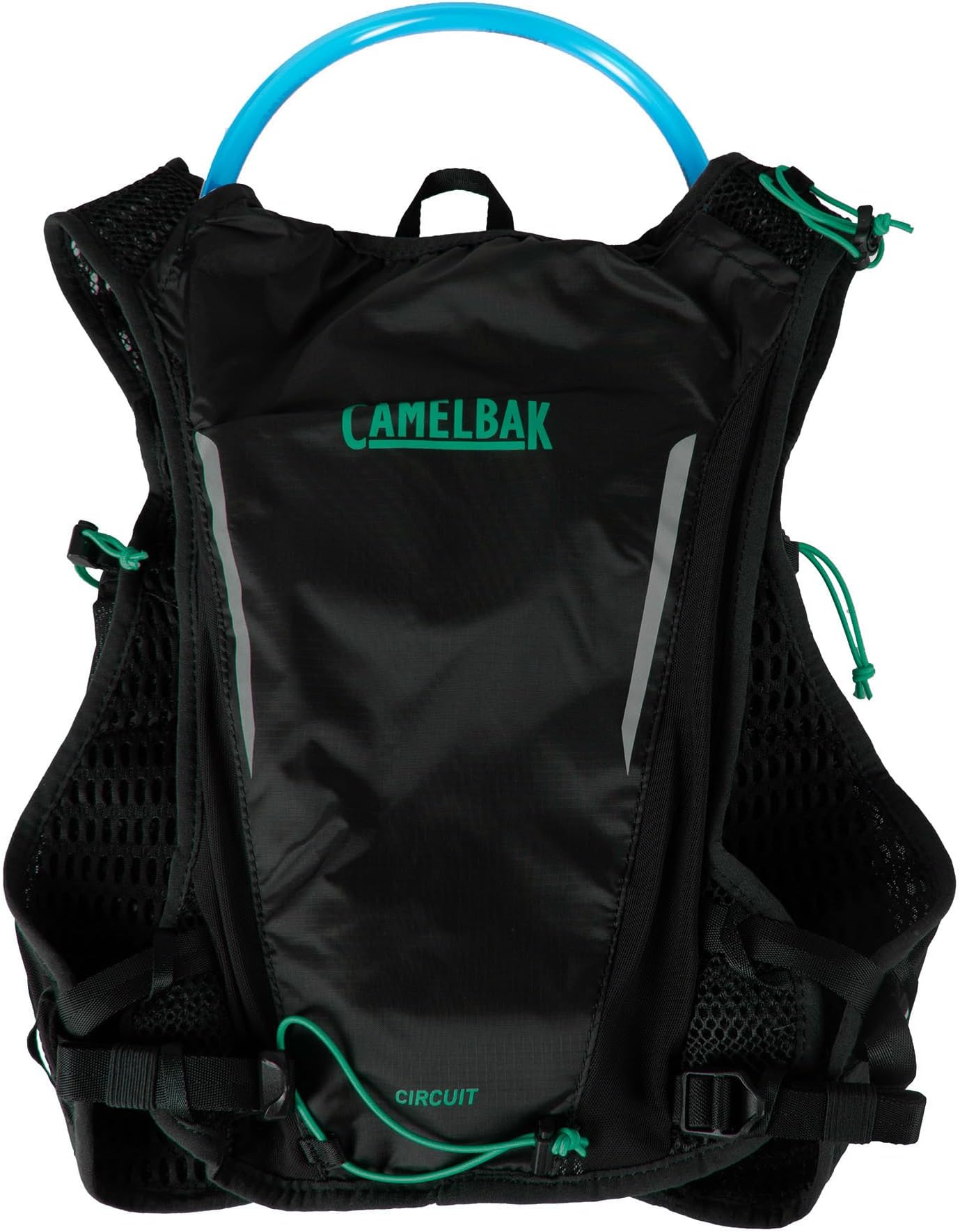 Circuit Run Vest with 50oz Hydration Bladder, One Size, Black