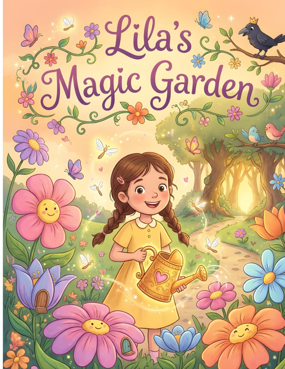 Lila’s Magic Garden coloring book: A Children’s Story & Coloring Book | Magical Adventures, Talking Flowers, Treasure Hunts, and Fun Activities for Kids