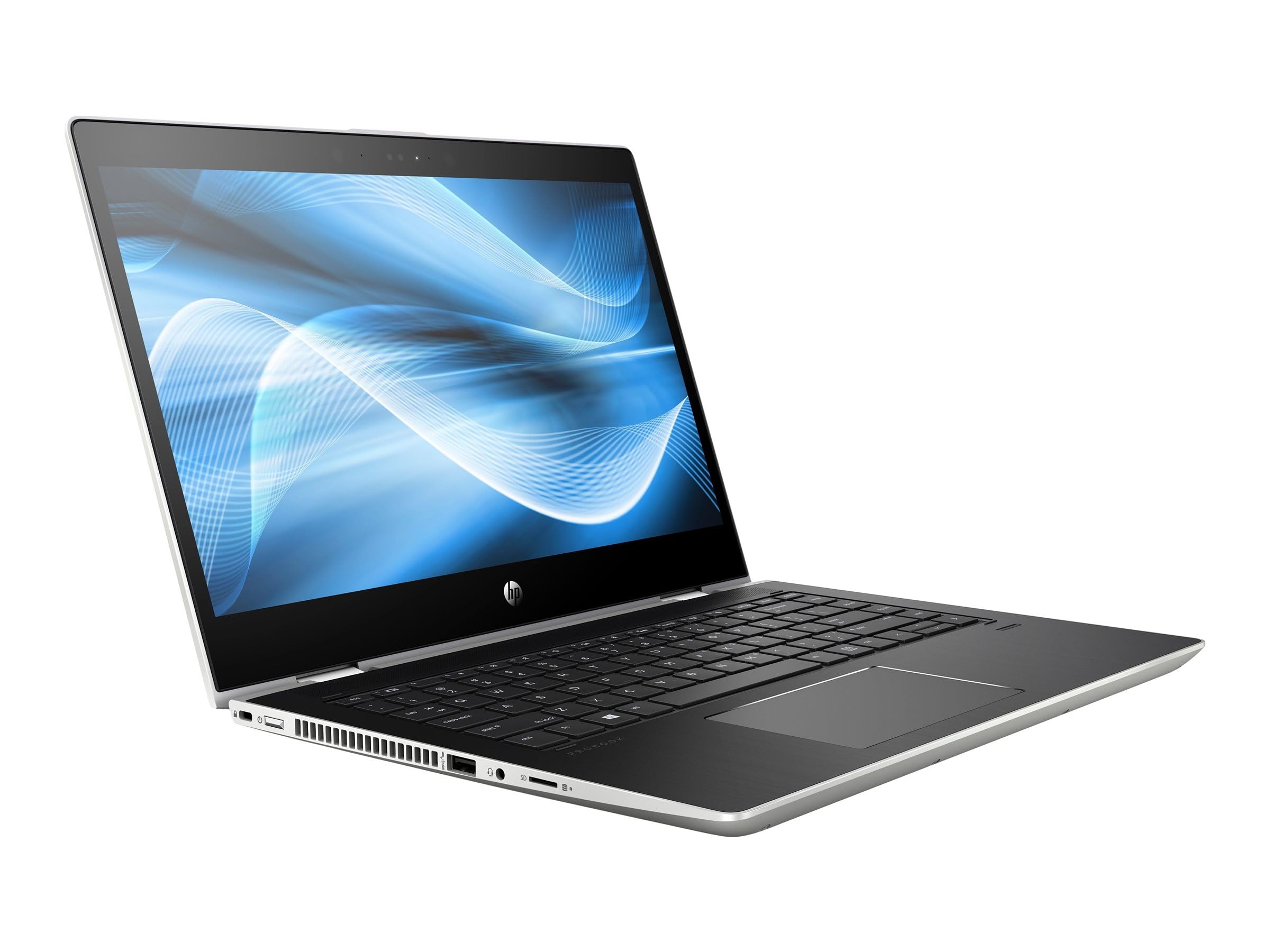 HP ProBook x360 440 G1 2 en 1, portátil con Pantalla táctil FHD de 14 Pulgadas, Intel Core i3-8130U, 8 GB de RAM, SSD de 256 GB, Teclado QWERTY, Windows 11 Pro (reacondicionado)