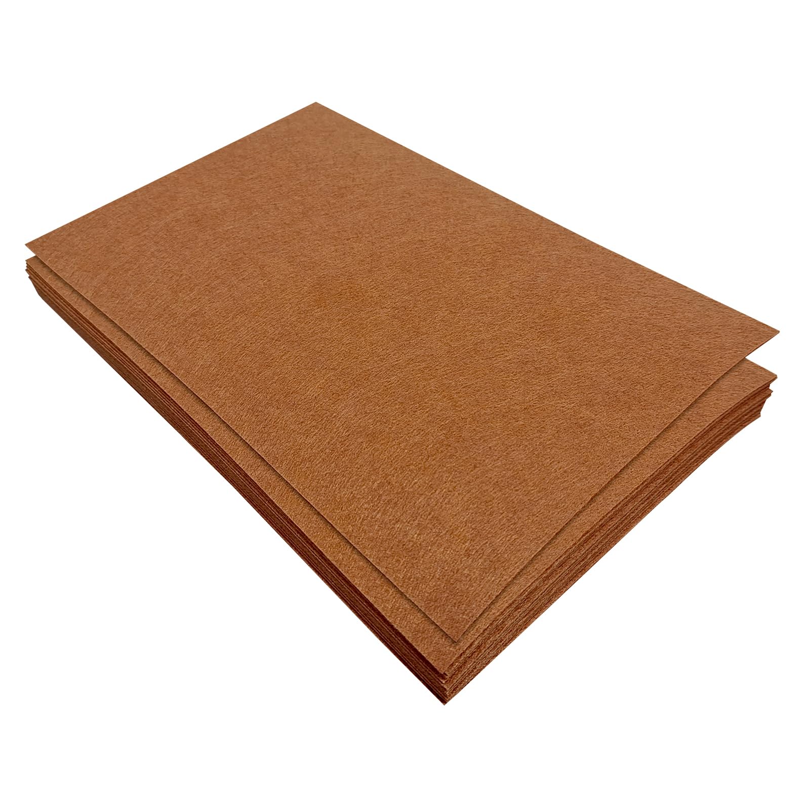 Jtnohx Brown Stiff Felt Sheets, 11 Pcs Felt Fabric, 17.78×28.7Cm Colour Fabric Square For Crafts, Craft Material For Sewing(Brown)