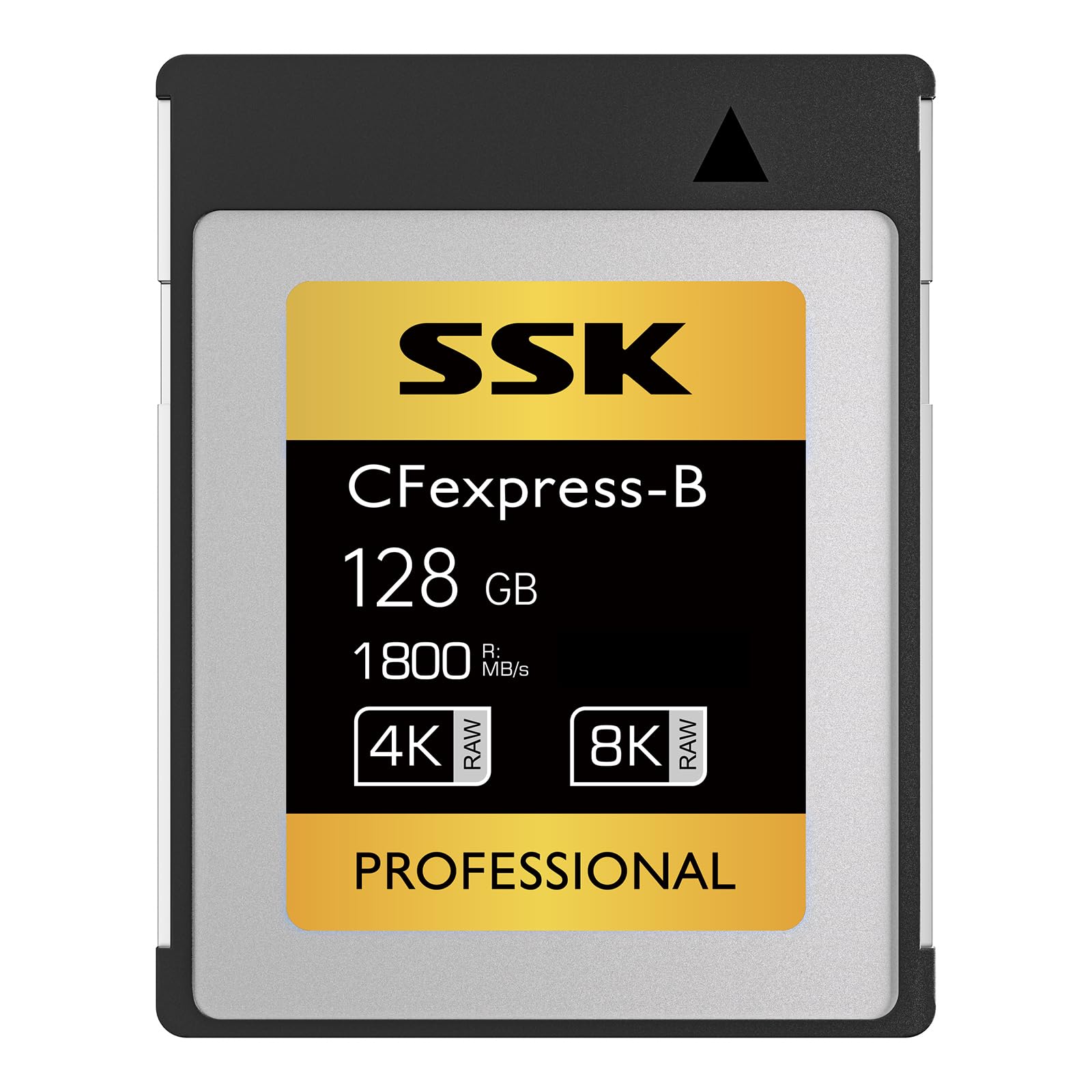 SSK 128GB Professional CFexpress Type B Memory Card,High Speed CF Express Type B Card up to 1800 MB/s Read Speed and 1200 MB/s Write Speed,Camera Memory Cards for Photographers,Videographers,8K Video