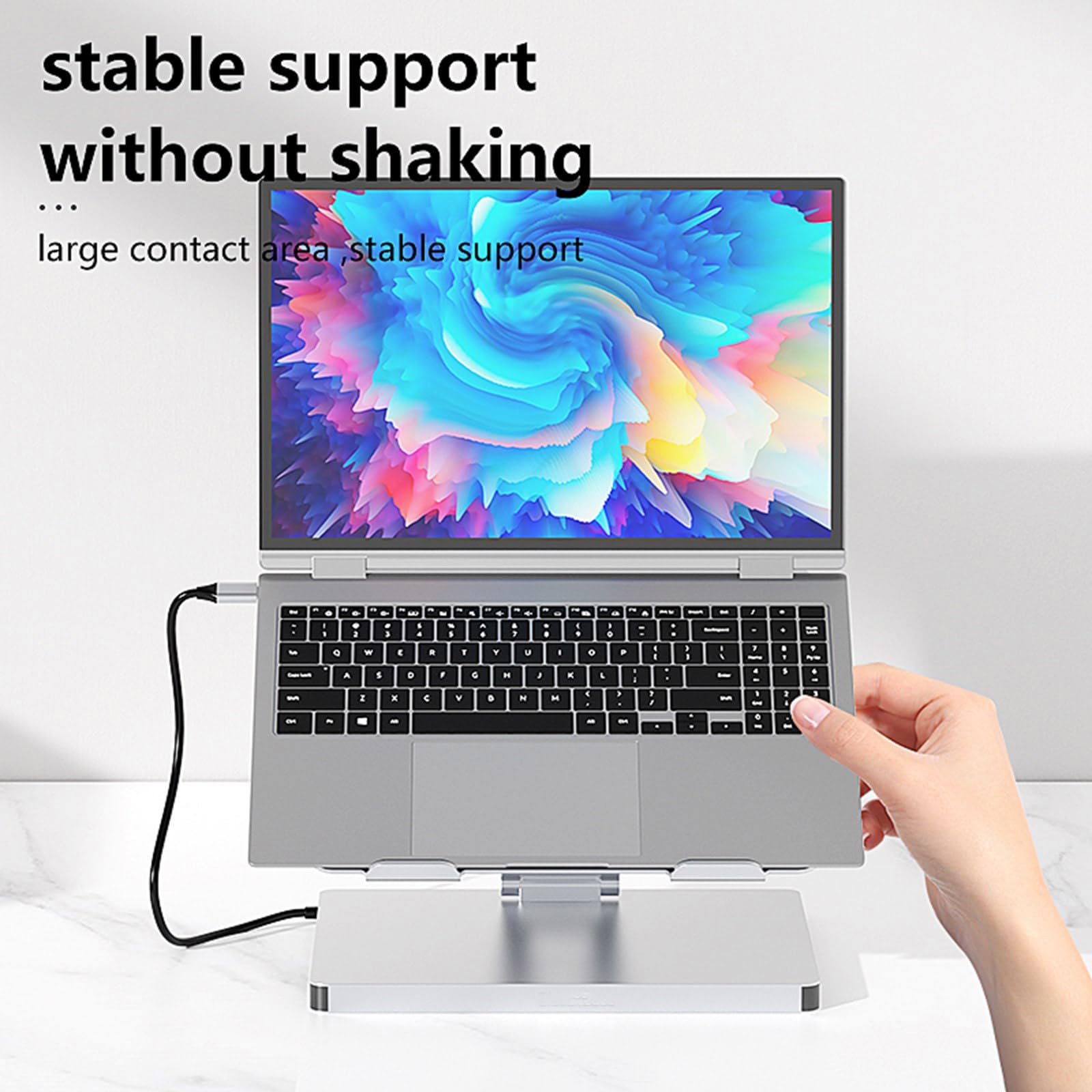 Docking station per laptop con 10 porte 3USB3.0 PD100W 4K60hz Output Notebook Holder per viaggiatori d'affari studente accessorio per laptop