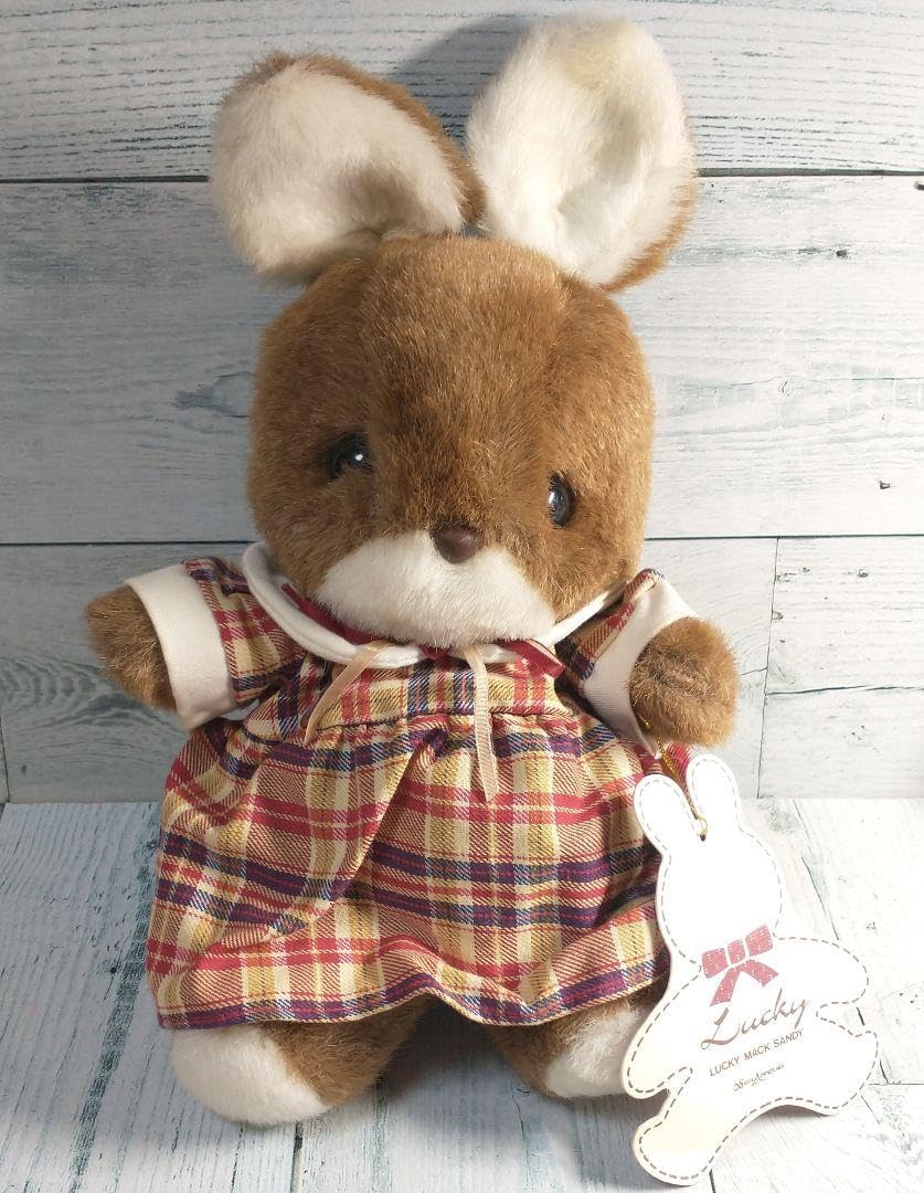 Amazon.co.jp: レトロ 当時物 サンアロー ウサギのラッキー ぬいぐるみ 